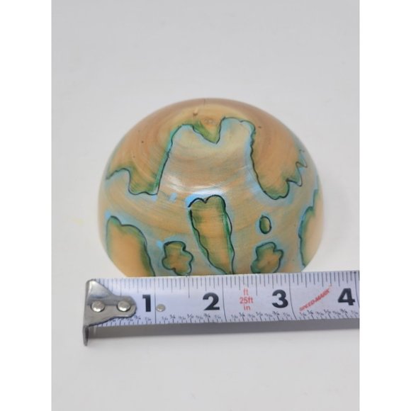 Vintage Oriental Trading Wooden Globe With 8 Multicultural Small Wooden Children - Picture 9 of 15